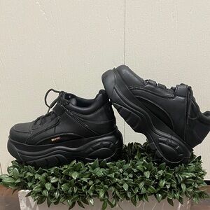 Stylish Chunky Black Platform Sneakers by Somiliss NWOT Size 40